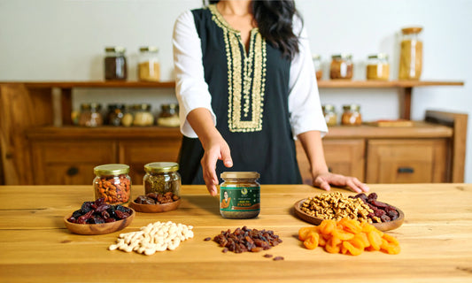traditional panjiri with dry fruits