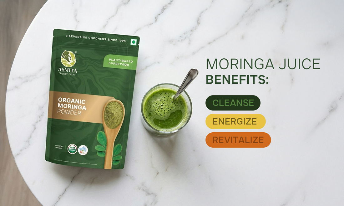 Drink Moringa juice on an empty stomach