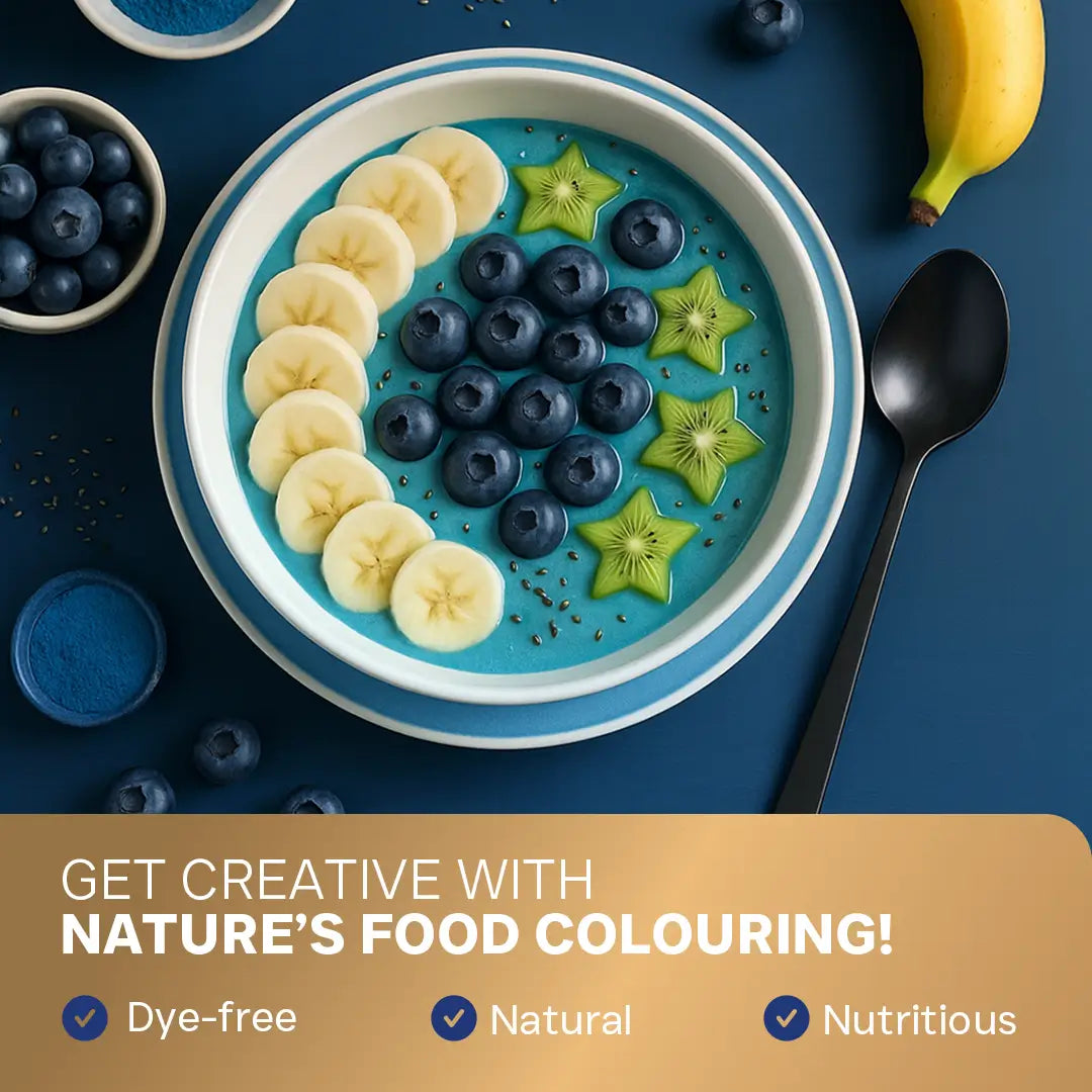 Healthy Breakfast Ideas with  Blue Spirulina transform  a nutrient-dense masterpiece