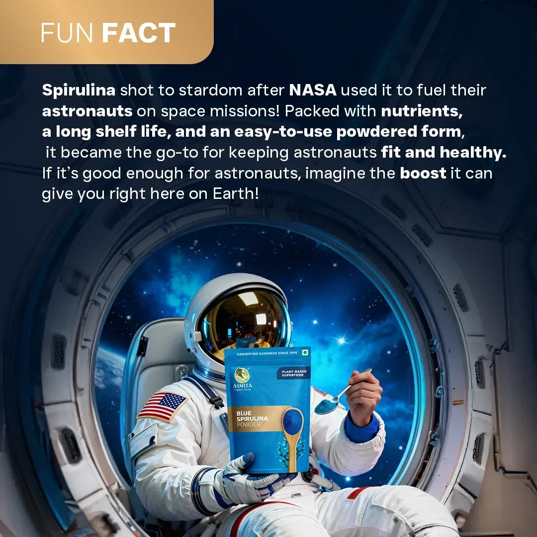 High-Protein Algae Powder astronaut superfood for health