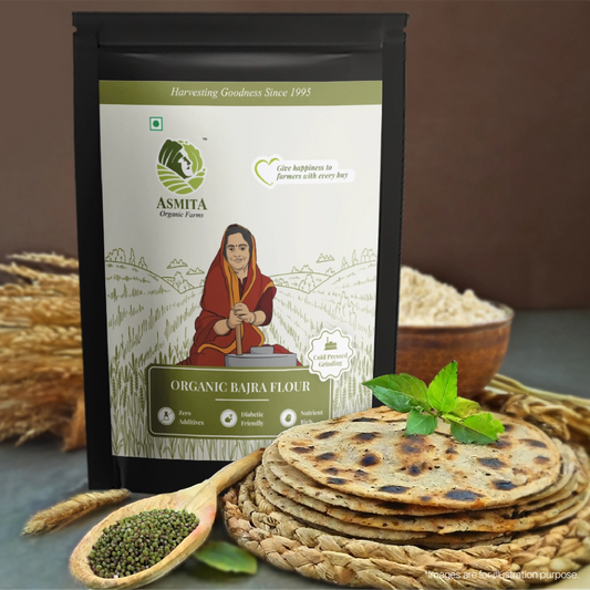 Organic Bajra Flour | Pearl Millet Flour - 500 gm