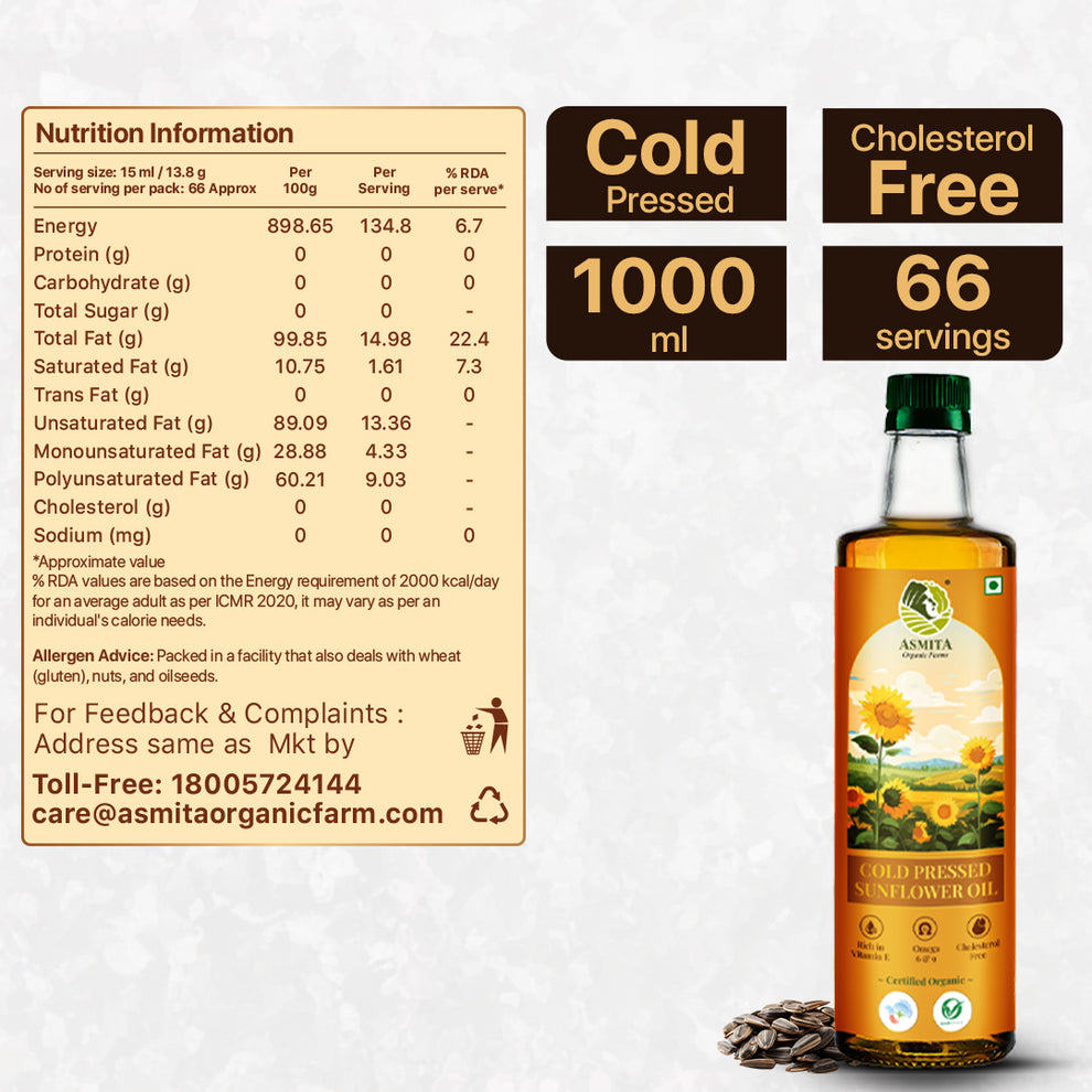 Organic Sunflower Oil