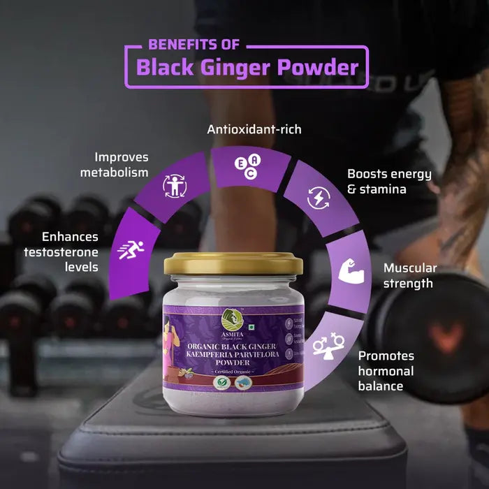 Black ginger powder