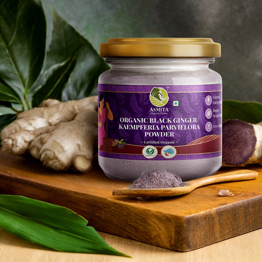 Organic Black Ginger Powder - 100gm