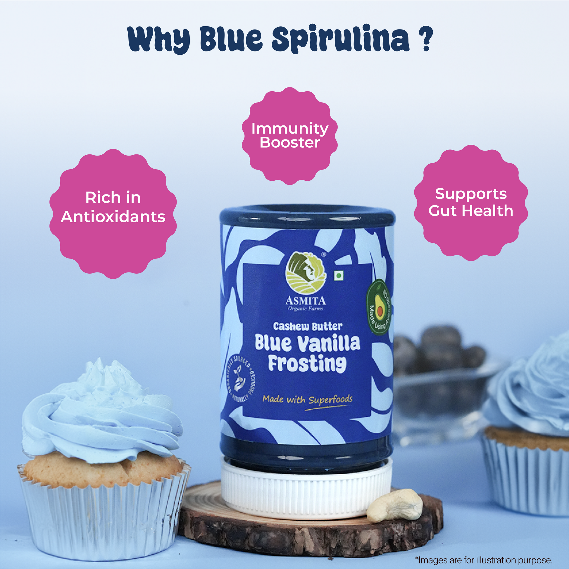 blue spirulina - rich in antioxidants