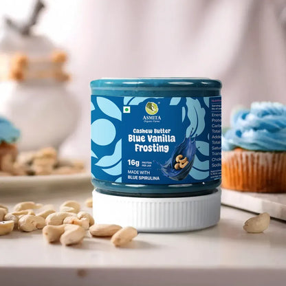 Cashew Butter: Blue Vanilla Frosting