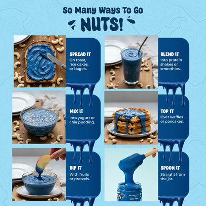 Cashew Butter: Blue Vanilla Frosting