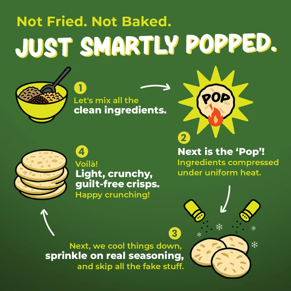 Brown Rice Crisps Cream & Onion - 55g