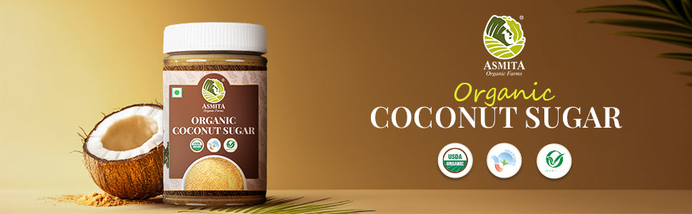 Organic Coconut Sugar - 200gm a plus banner