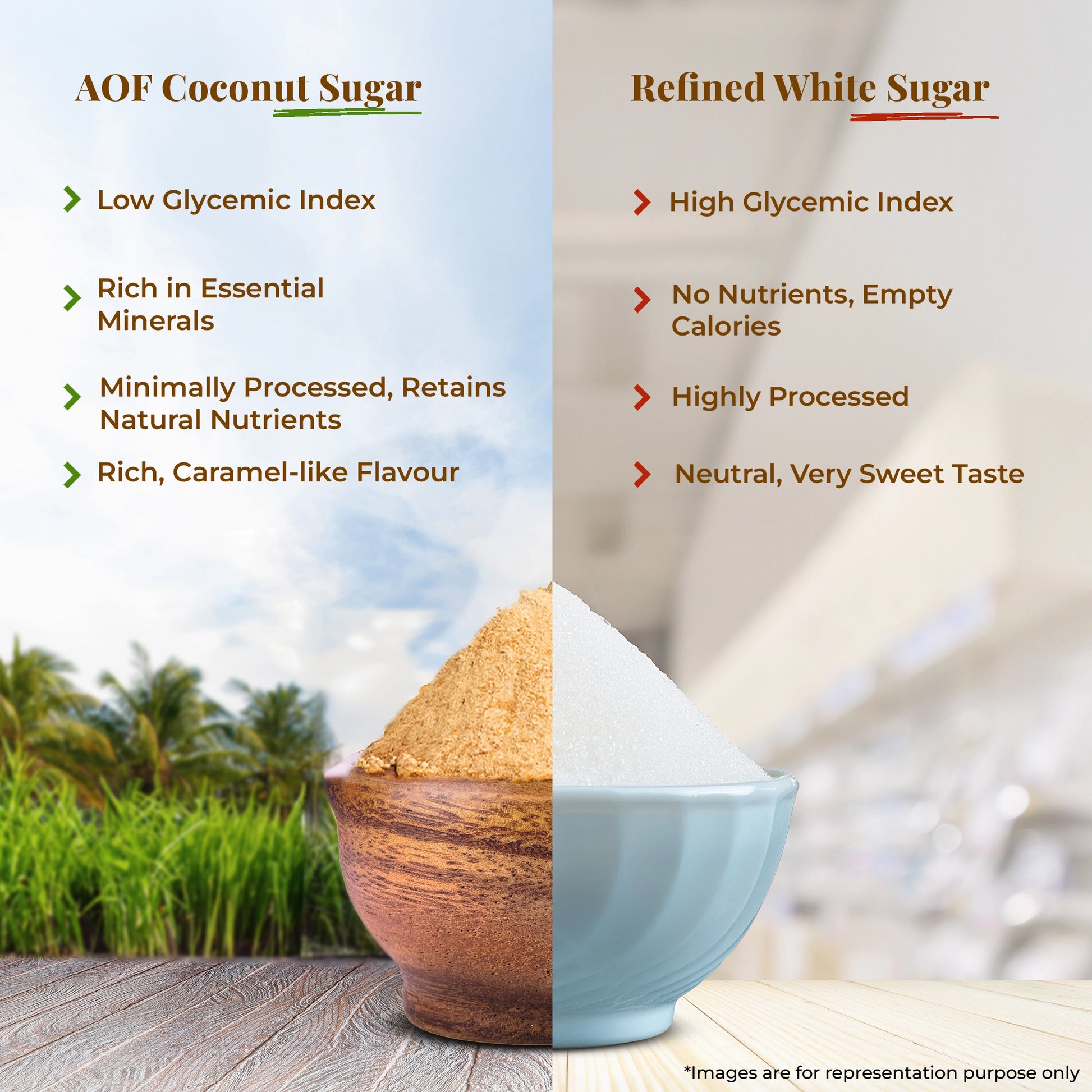 coconut sugar vs white sugar