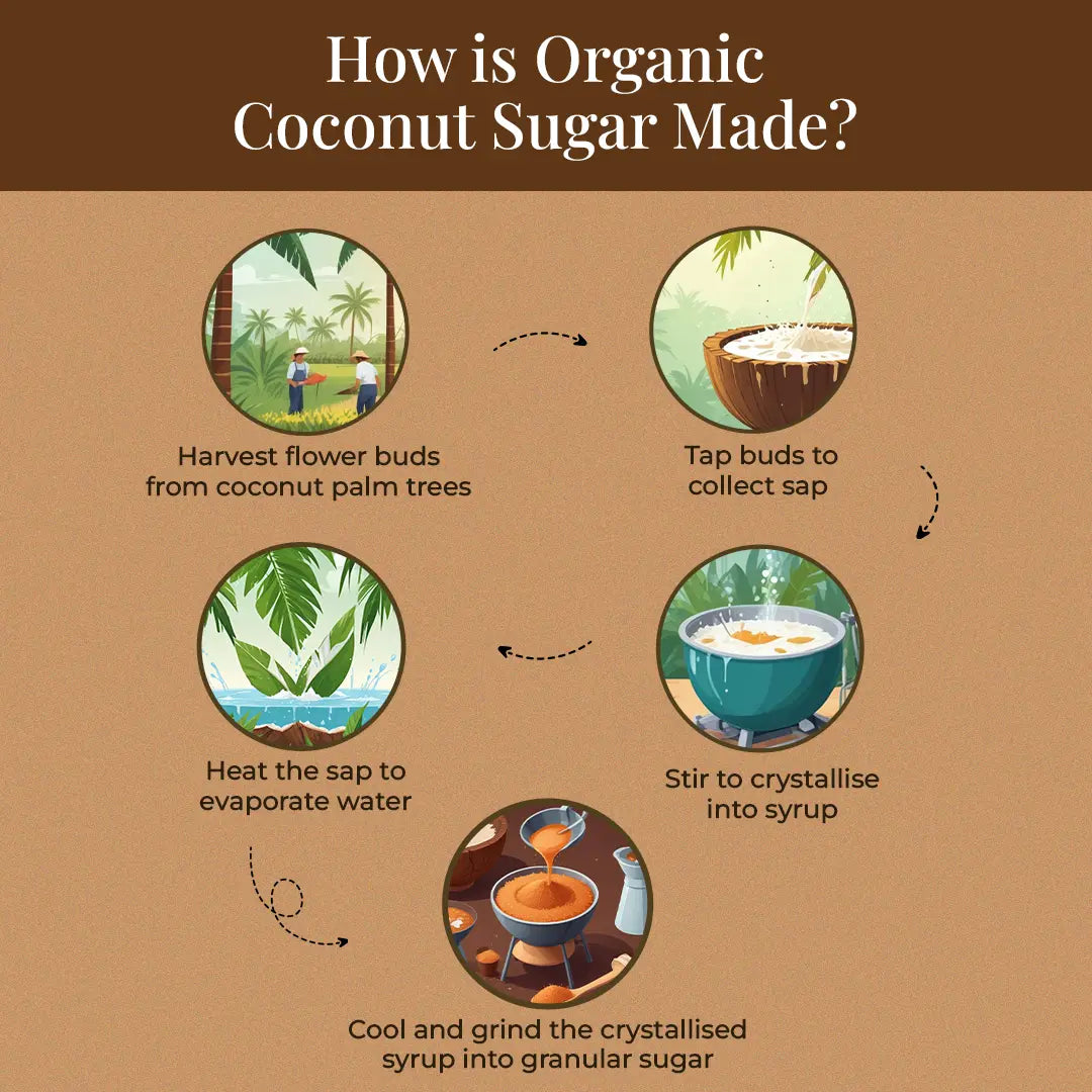 how coconut sugar made