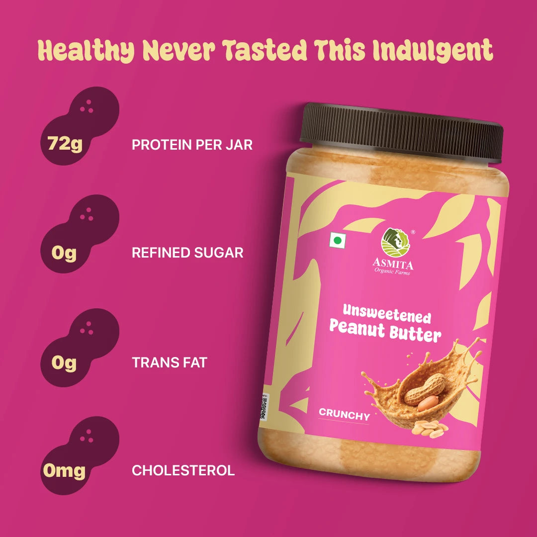 Unsweetened Peanut Butter (Crunchy)