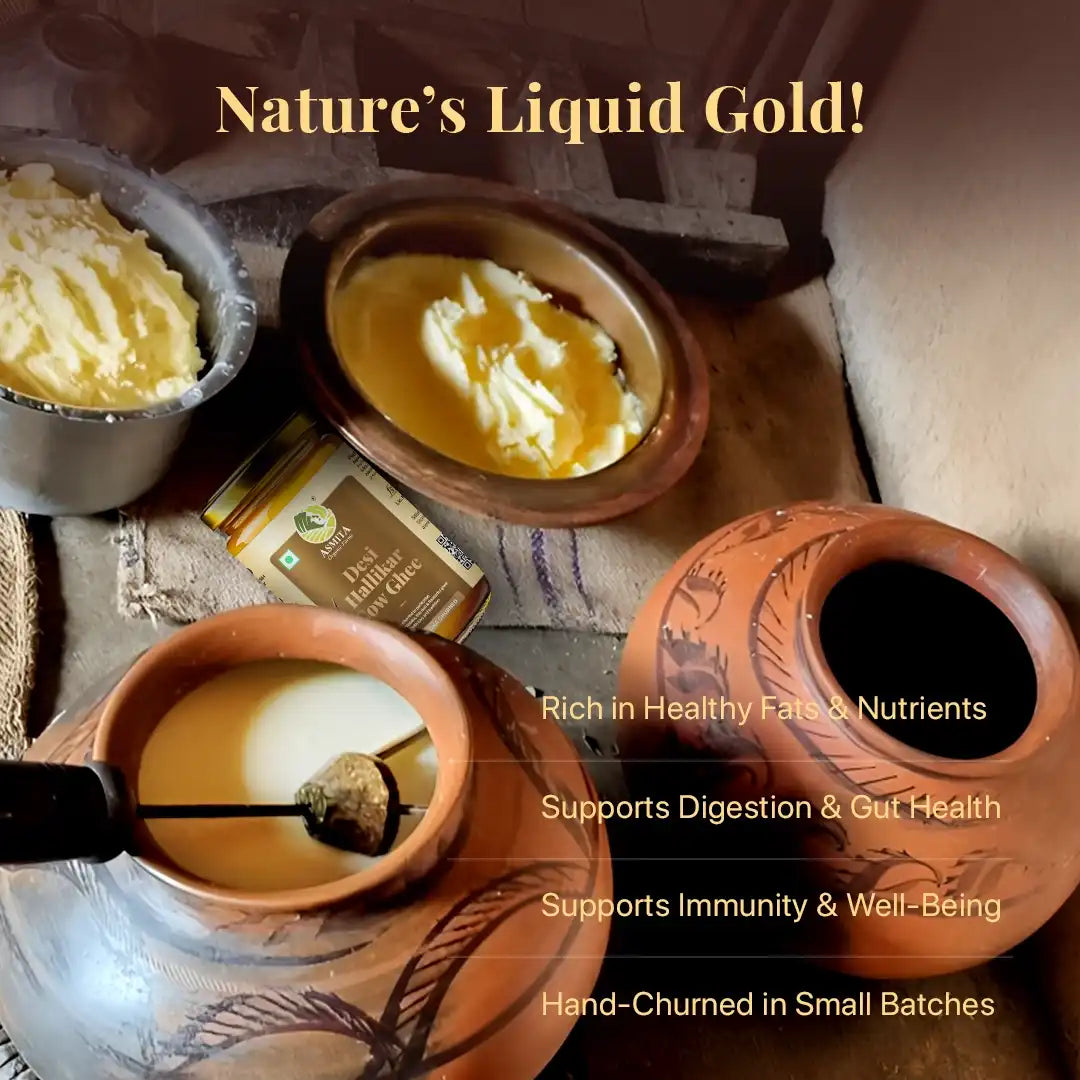 A2 Hallikar cow ghee rich desi ghee with natural nutrients