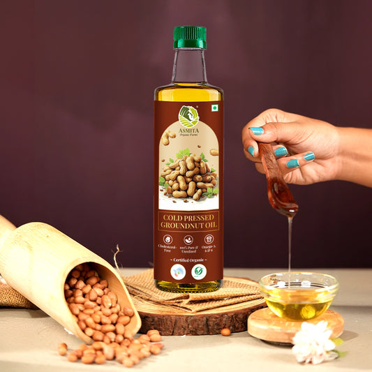 Organic Cold Pressed Groundnut Oil