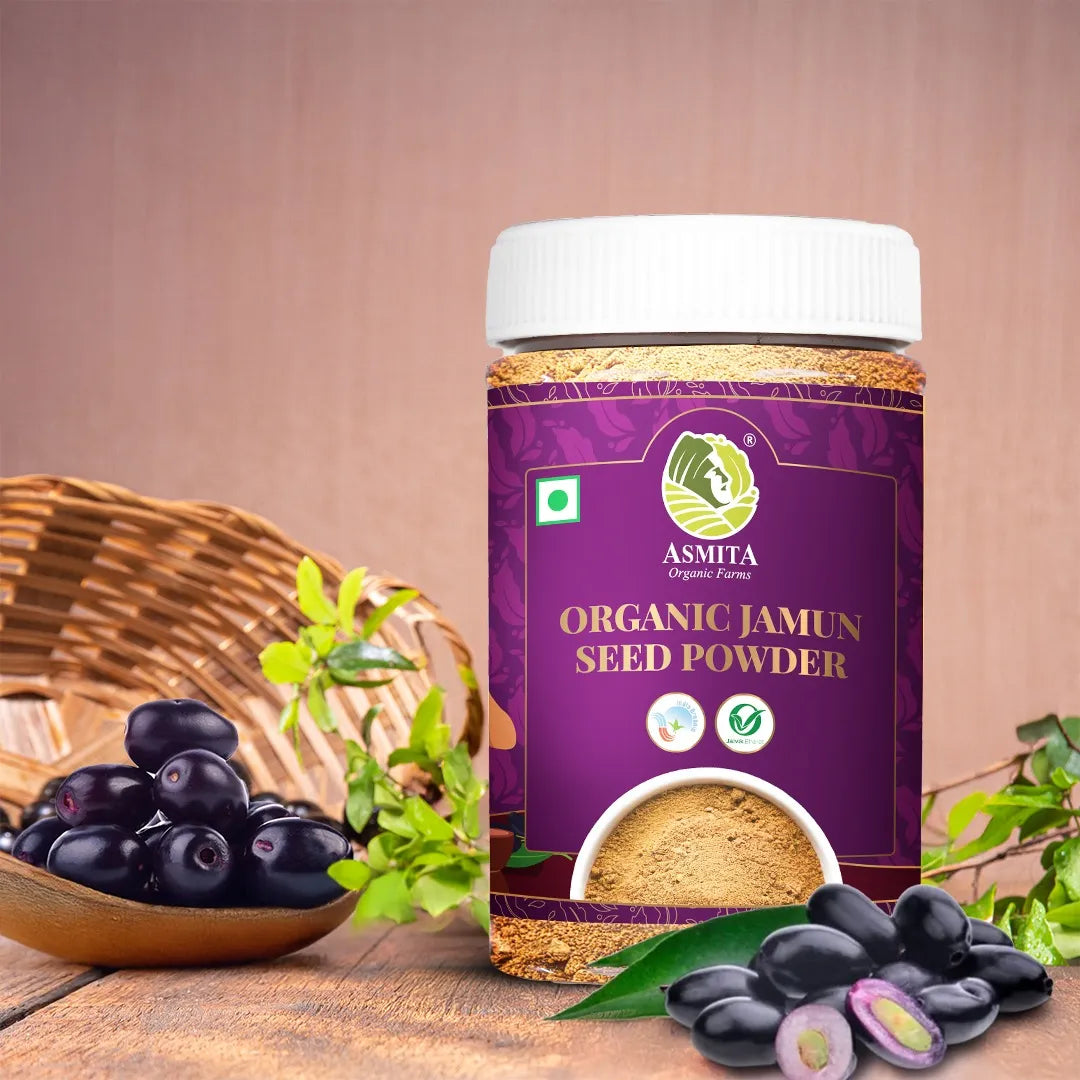 Organic Jamun Seed Powder - 200 gm