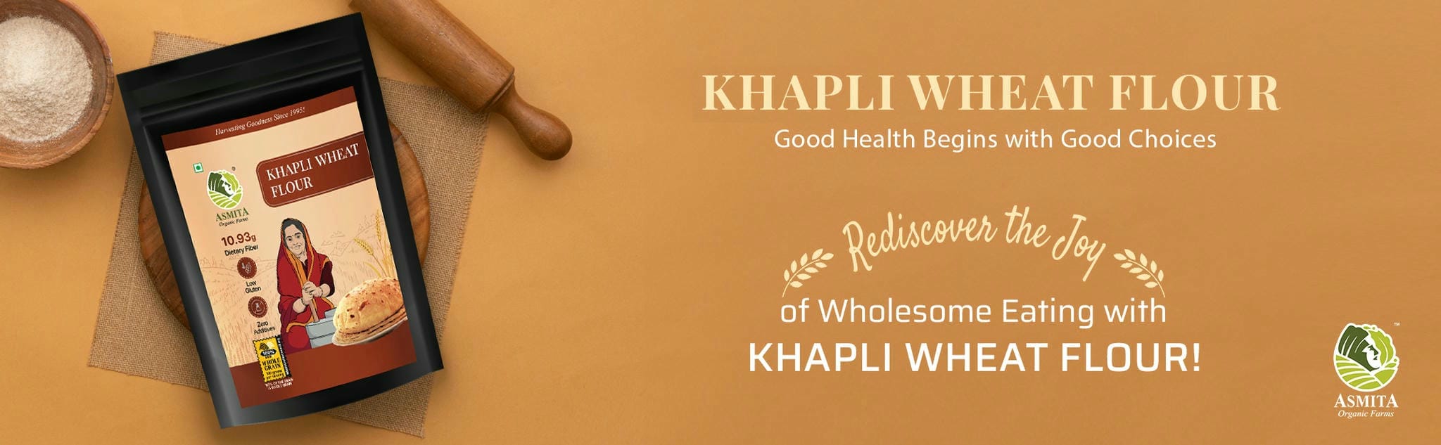 Khapli Atta a plus banner