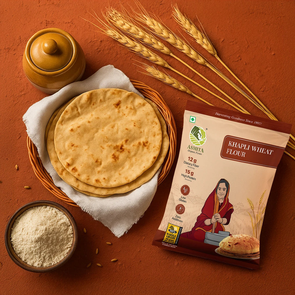 A2 Gir Cow Ghee (1L) & Khapli Wheat (5kg) Combo