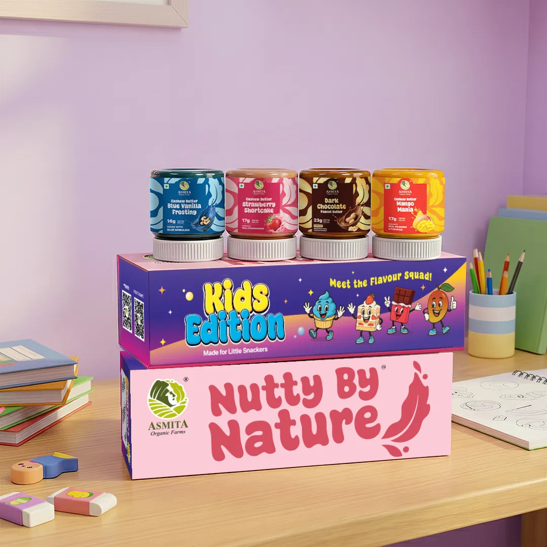 Healthy snacks: Chocolate cashew nut butter for kids vegan and keto friendly