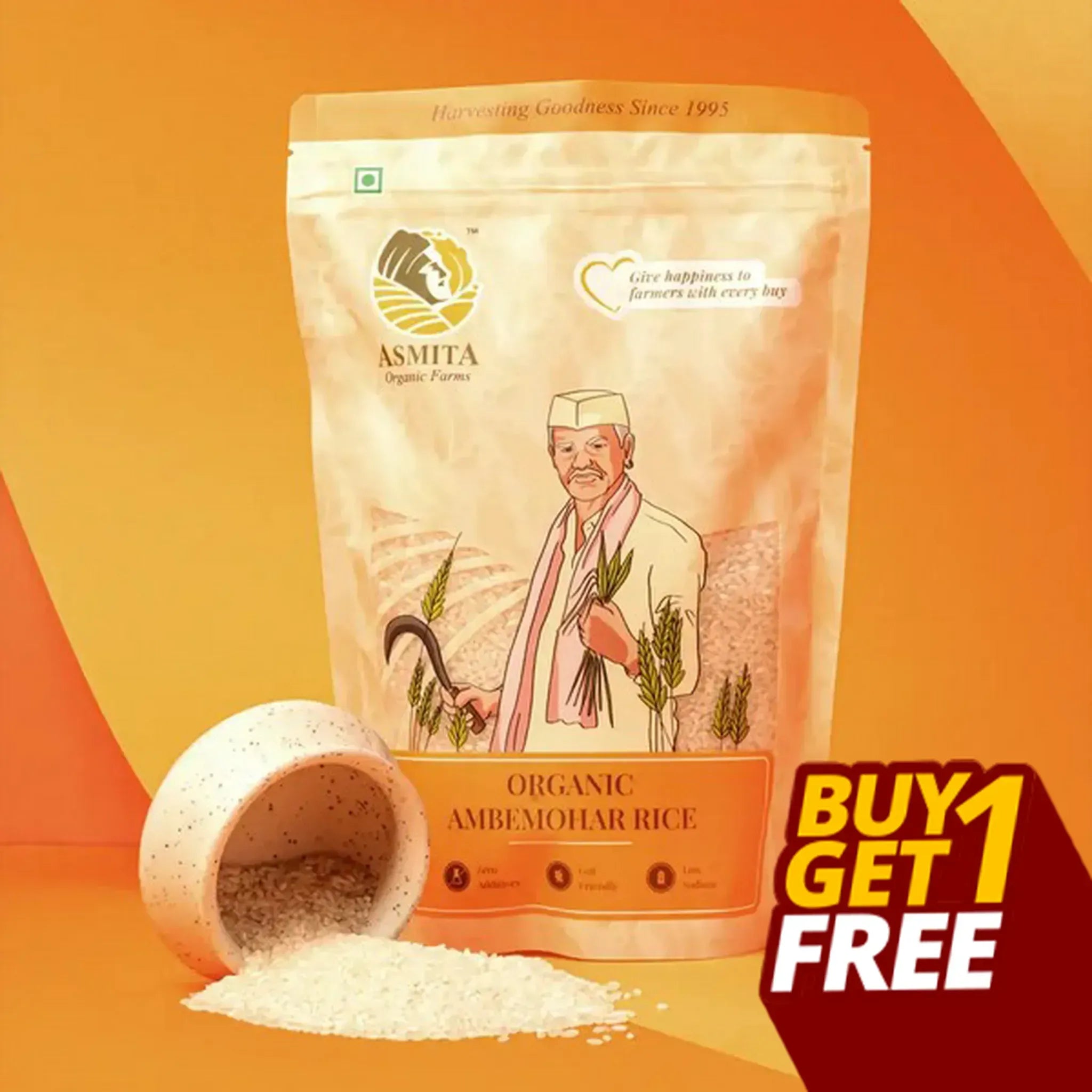Organic Ambemohar Rice