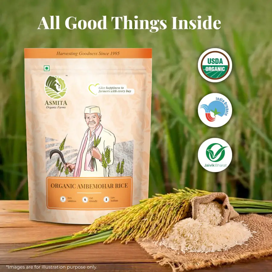 USDA certified Ambemohar rice