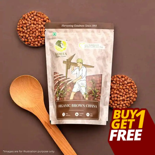 Organic Brown Chana | Kala Chana - 500 gm