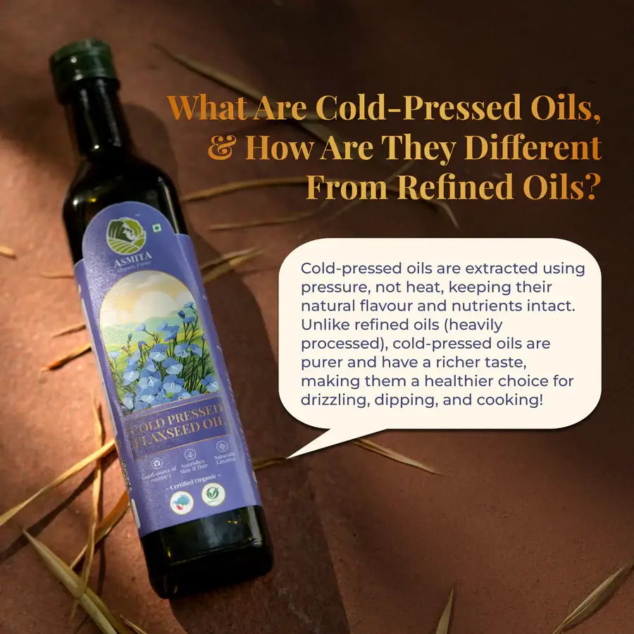 Cold Pressed flaxseed Oil vs Regular flaxseed Oil