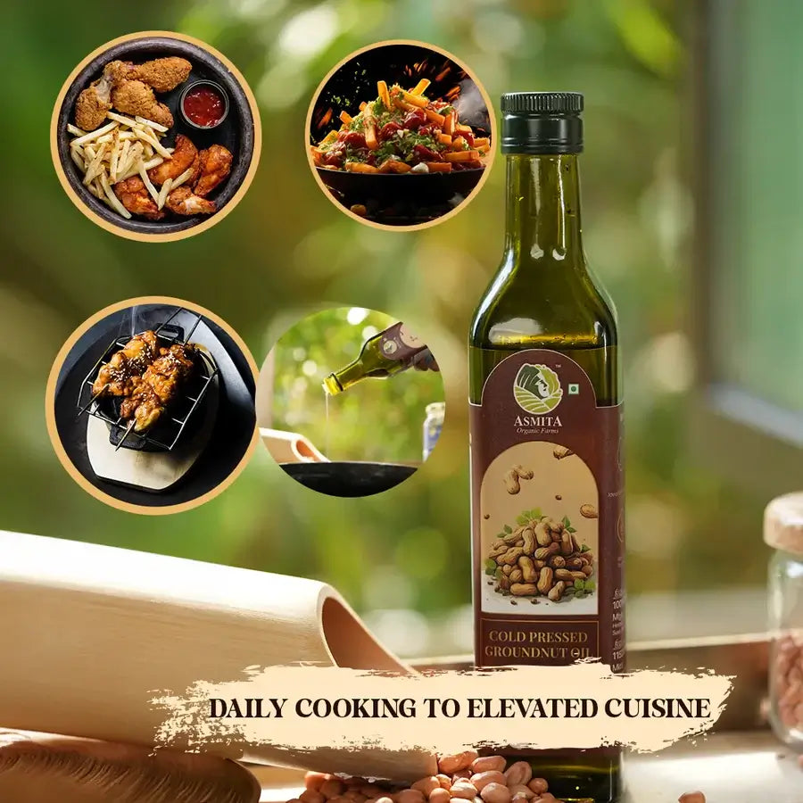 pure groundnut oil for cooking