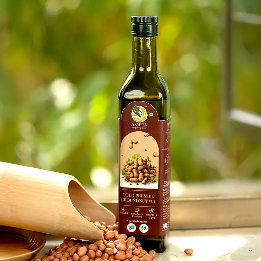 cold pressed groundnut oil