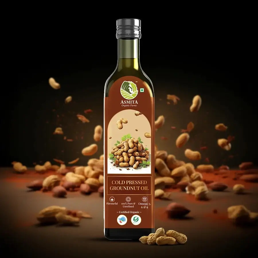 cold pressed groundnut oil for cooking