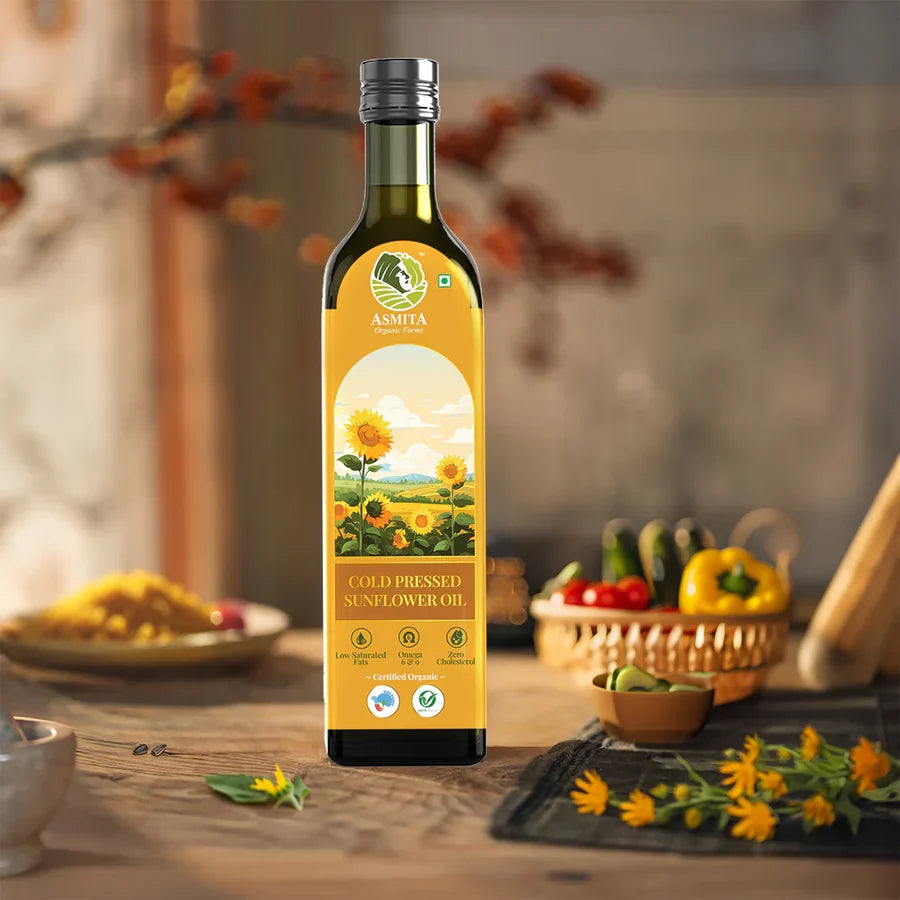 cold pressed sunflower oil