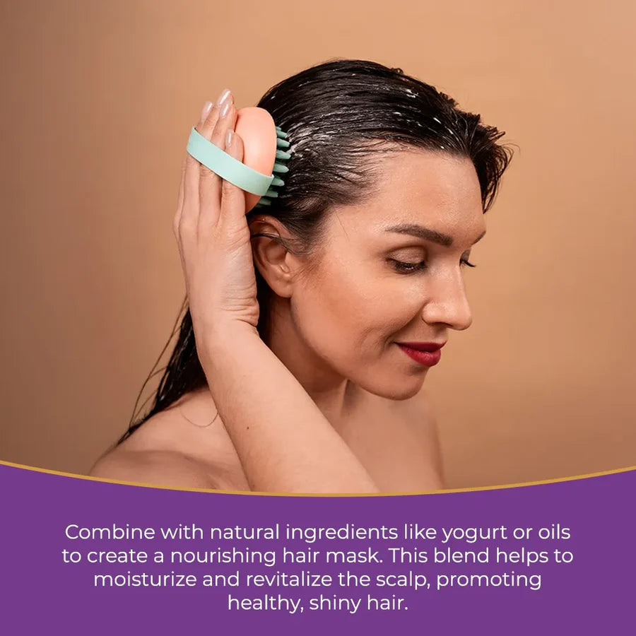 jamun powder combine with oil to make hair mask