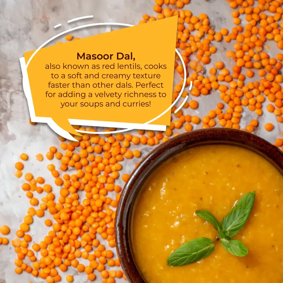 Red Lentils Masoor dal