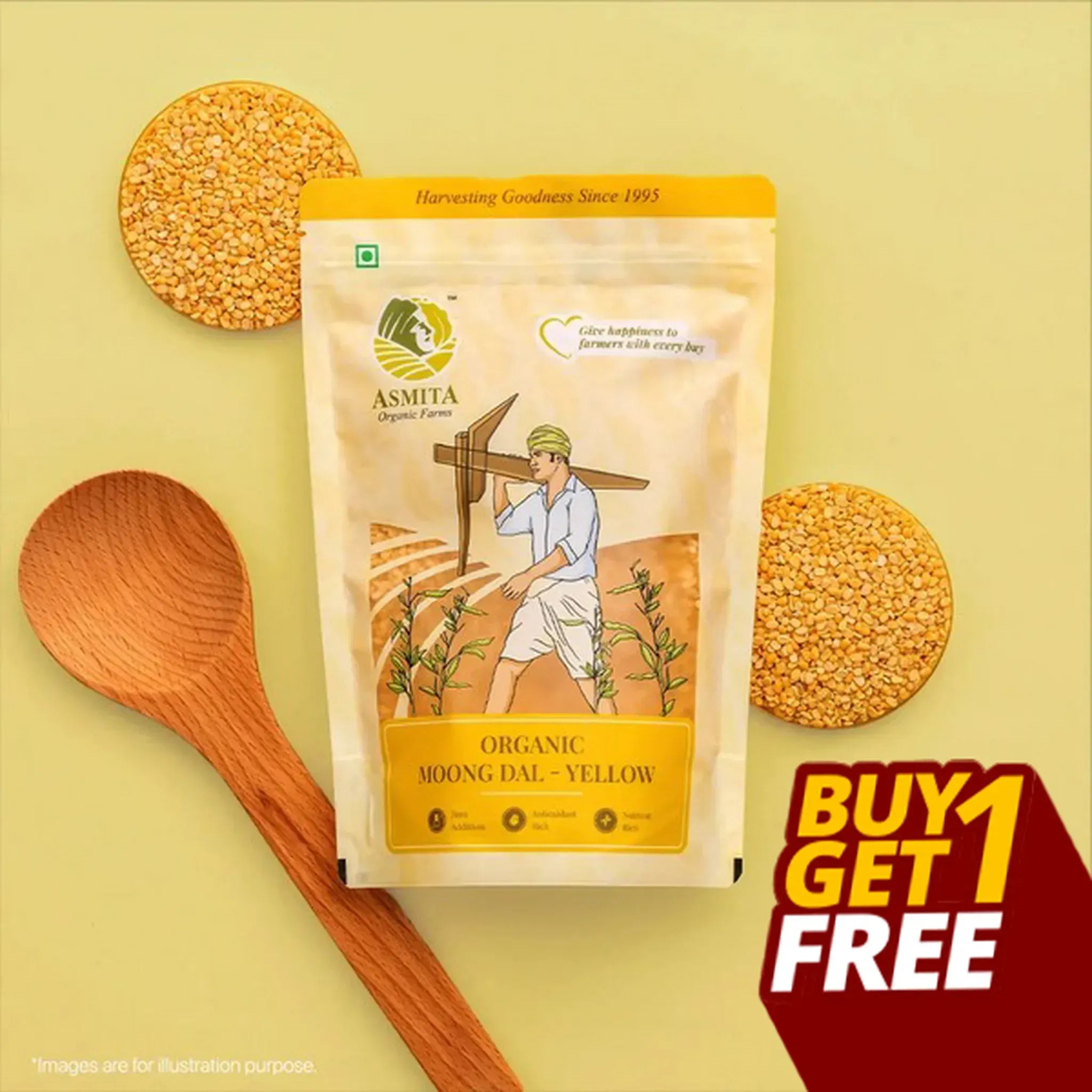 Organic Moong Dal-Yellow