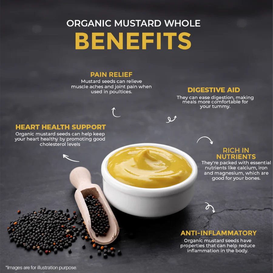 benefits of mustard whole