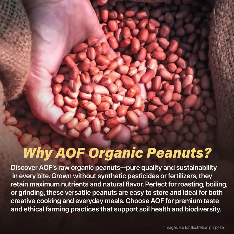 why organic peanuts