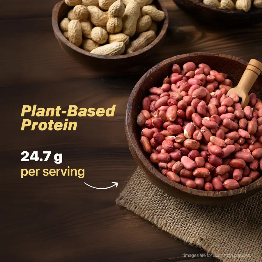 plant-based protein peanuts