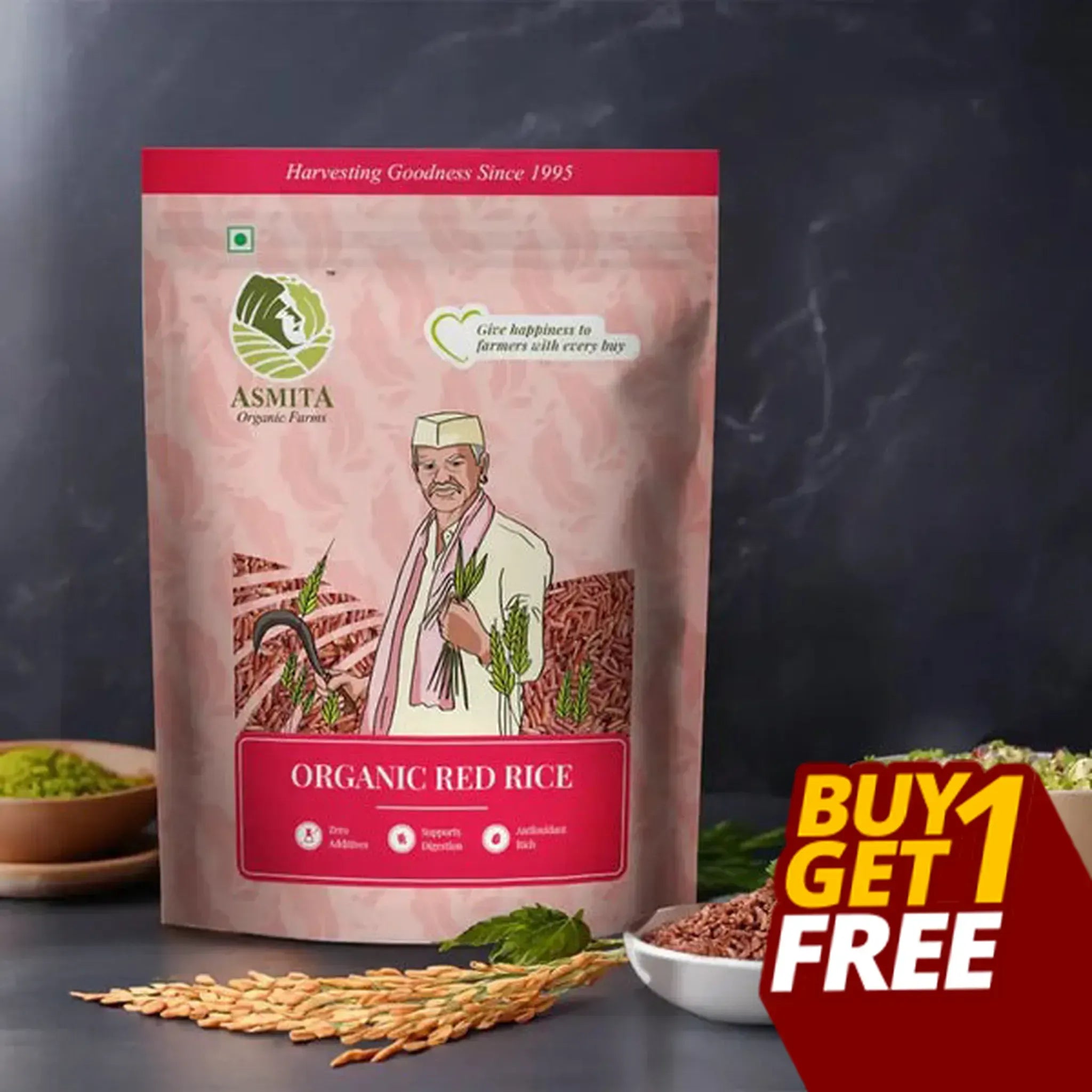 Organic Red Rice