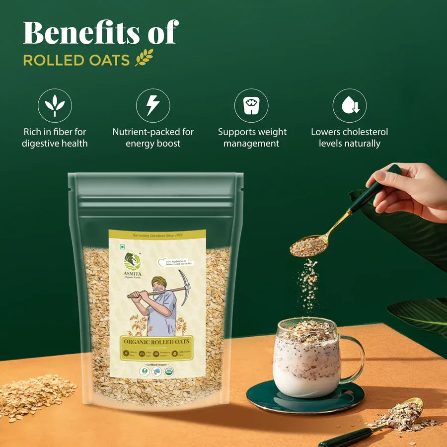 benefits of rolled oats