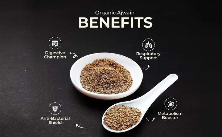 Organic Ajwain Whole | Carom Seeds - 100 gms a plus banner