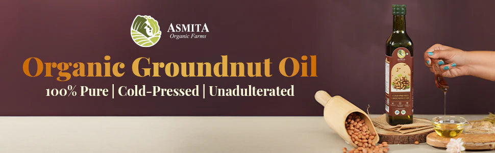 Organic Groundnut Oil is pure, coldpressed