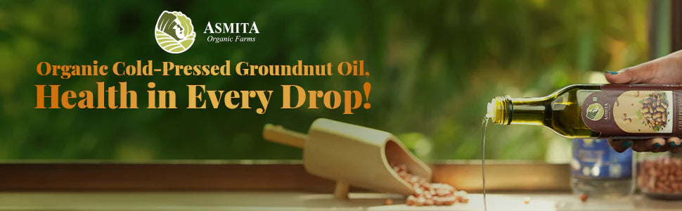 organic cold pressed groundnut oil