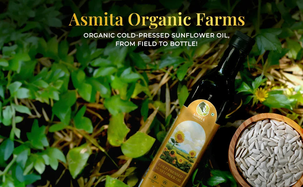 organic cold pressed sunflower oil