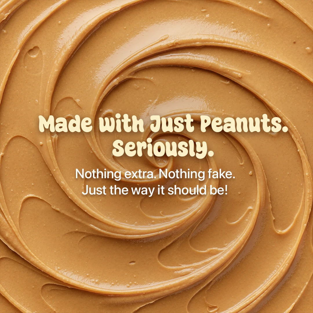 Sugar-free creamy peanut butter, smooth high protein nut butter