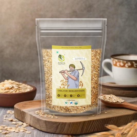 Organic Rolled Oats - 400 gm