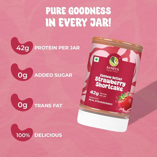 Cashew Butter: Strawberry Shortcake