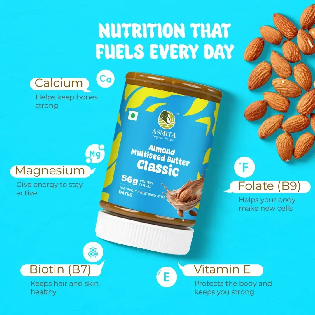 Magnesium-rich nut butter ,good for hair and skin