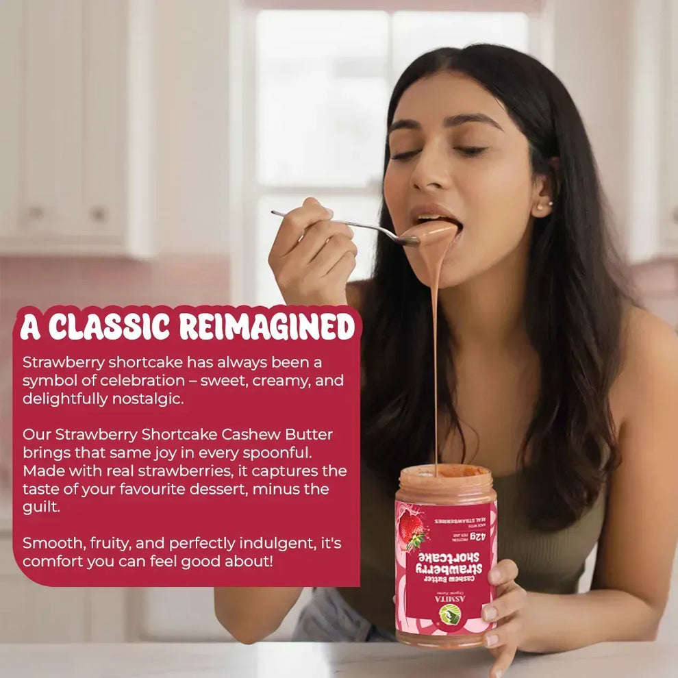 Cashew Butter: Strawberry Shortcake