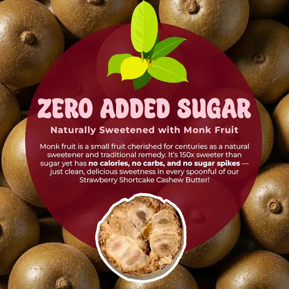 Cashew Butter: Strawberry Shortcake