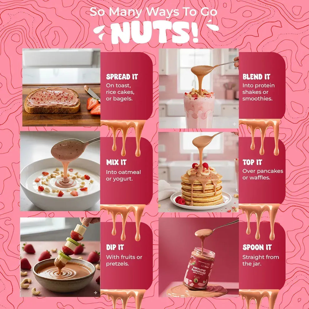 Cashew Butter: Strawberry Shortcake