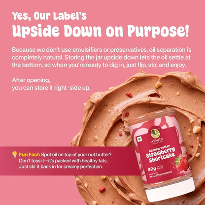 Cashew Butter: Strawberry Shortcake